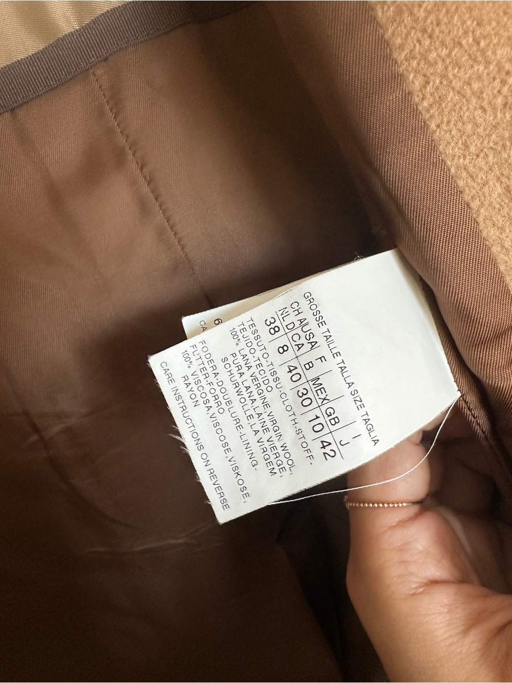 Max Mara Agnese wool coat - Picture 6 of 8